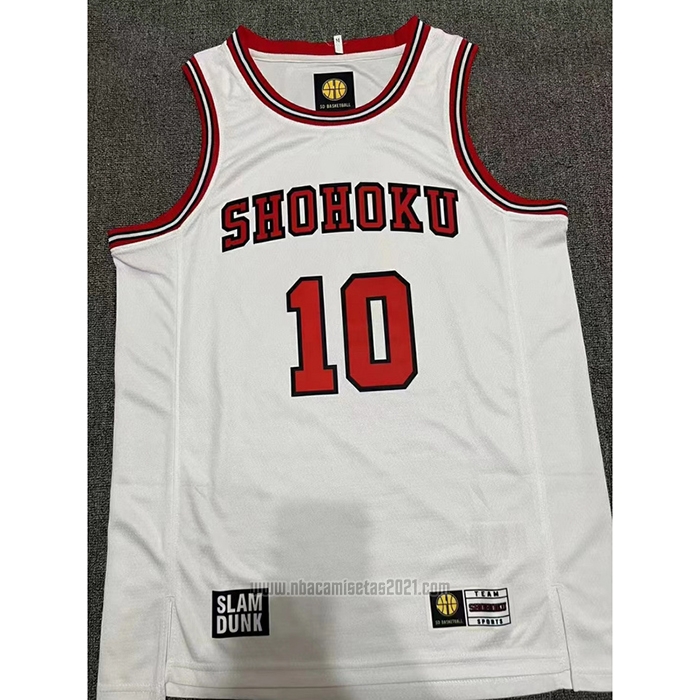 Camiseta Shohoku Sakuragi #10 Blanco